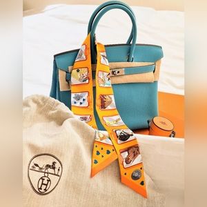 Hermes Birkin Lagoon 30 - Breathetaking color